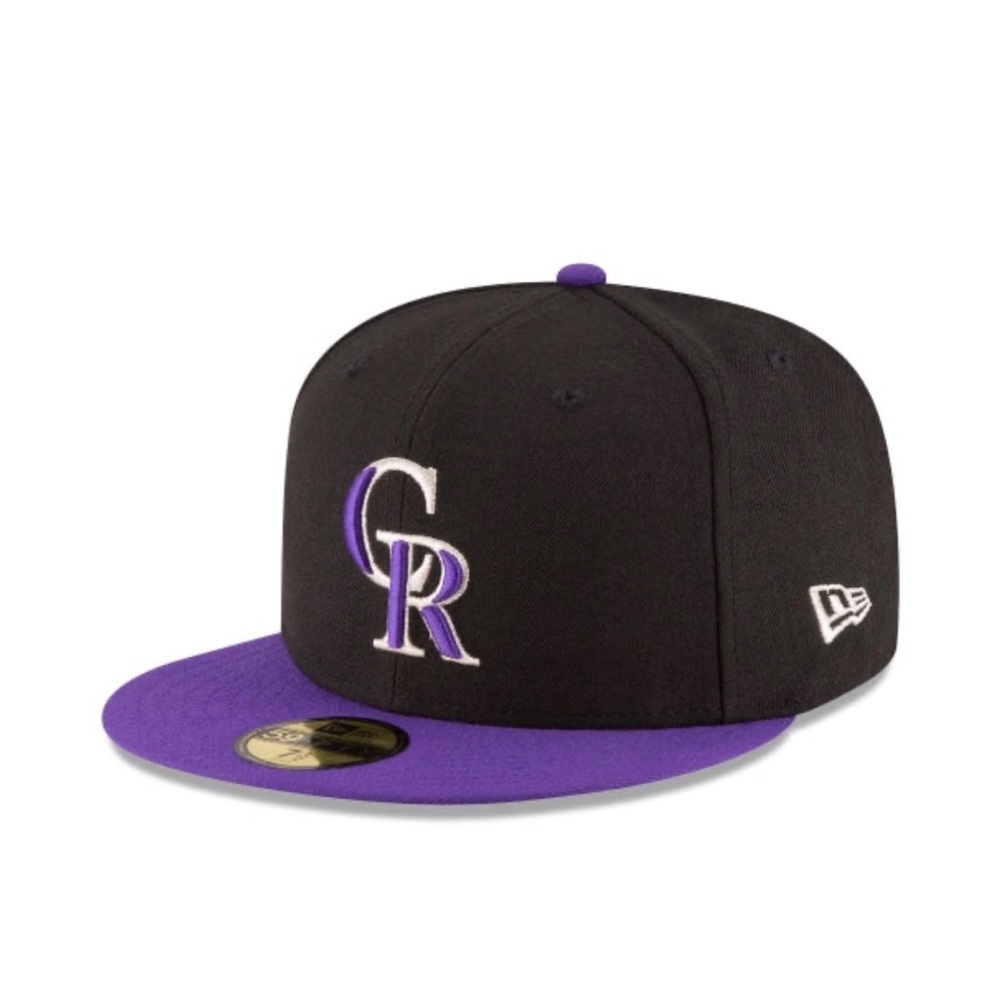 New Era Black Colorado Rockies Authentic Collection Alt 59FIFTY Fitted Hat